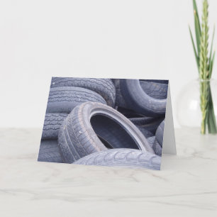 "Reifen" Geburtstagskarte Karte