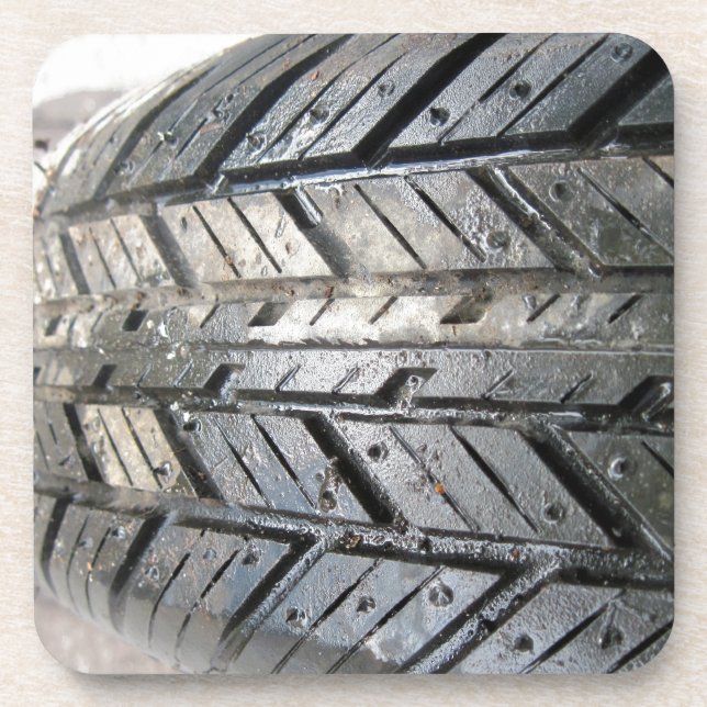Reifen Getränkeuntersetzer (Vorderseite)