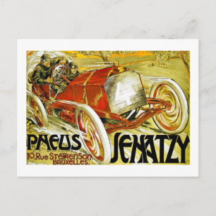 Reifen Pneus, Senatzy Grand Prix Brüssel Postkarte