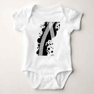Reifen-Schritt Baby Strampler