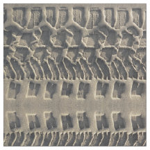 Reifenbahnen im Strandsand-Fotogewebe