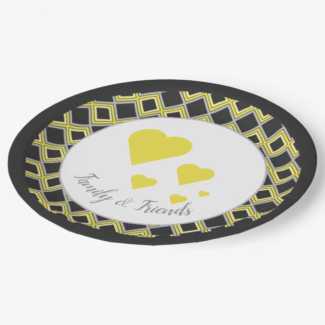 Reifenbereich Pappteller (Schrägansicht)