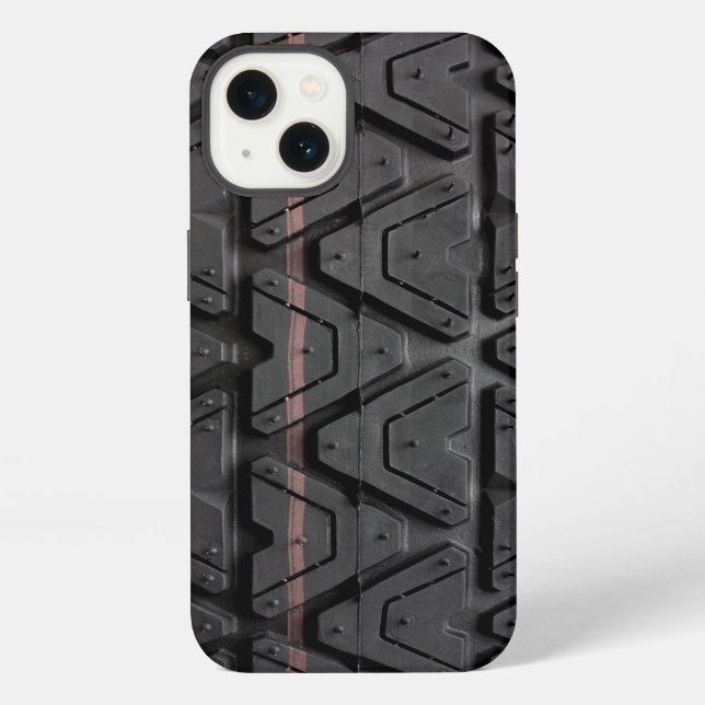 Reifenprofil-Handyhülle iPhone Hülle (Rückseite)
