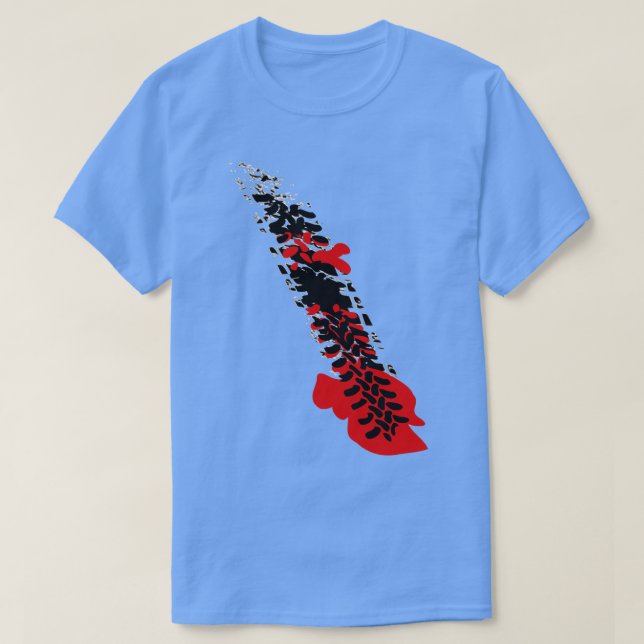 Reifenspur T-Shirt (Design vorne)
