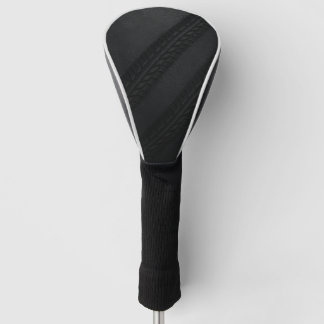 Reifenspuren auf Asphalt Grunge Textur – Industrie Golf Headcover