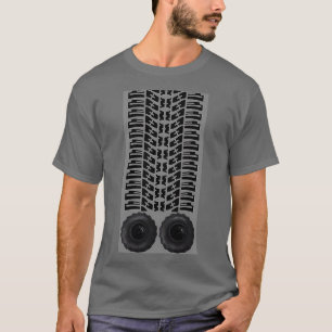 Reifenspuren und einige große Reifen T-Shirt