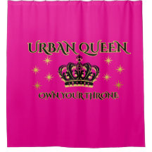 REIGN, Urban Queen Hot Pink Polyester 180 x 180 cm