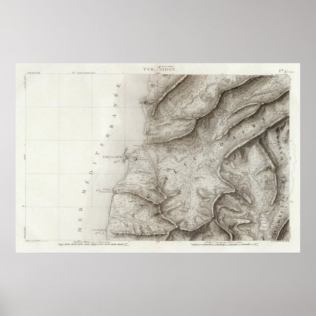 Reih, Sidon, Israel Poster (Vorne)