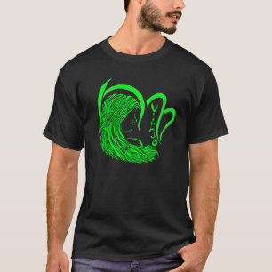 Reihe 1 Jungfrau-Grün T-Shirt