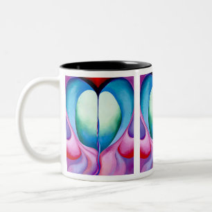 Reihe 1, Nr. 8, Georgia O'Keeffe, Zweifarbige Tasse