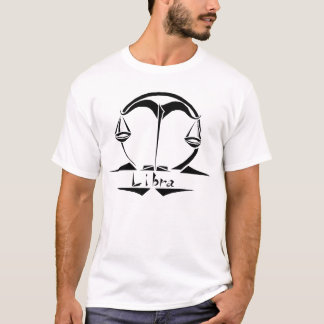 Reihe 1 Waage-Schwarzes T-Shirt