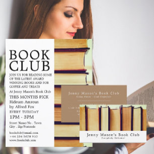 Reihe alter Bücher, Buchclub-Werbung Flyer
