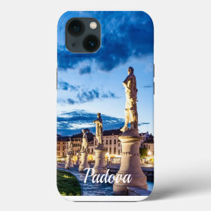Reihe beleuchteter Statuen Padova iPhone 13 Hülle