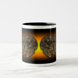 Reihe der Schädel-Tasse Zweifarbige Tasse