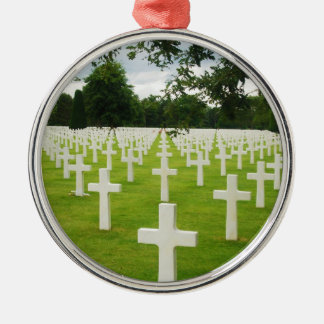 Reihe des silbernes ornament