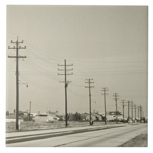 Reihe des Stroms Polen Fliese (Vorderseite)