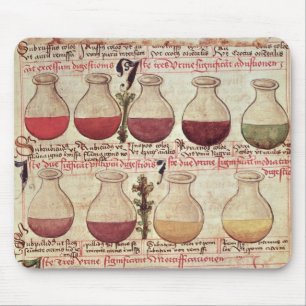 Reihe Flagons für Urinanalyse Mousepad