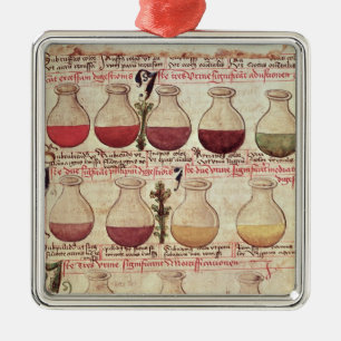 Reihe Flagons für Urinanalyse Silbernes Ornament