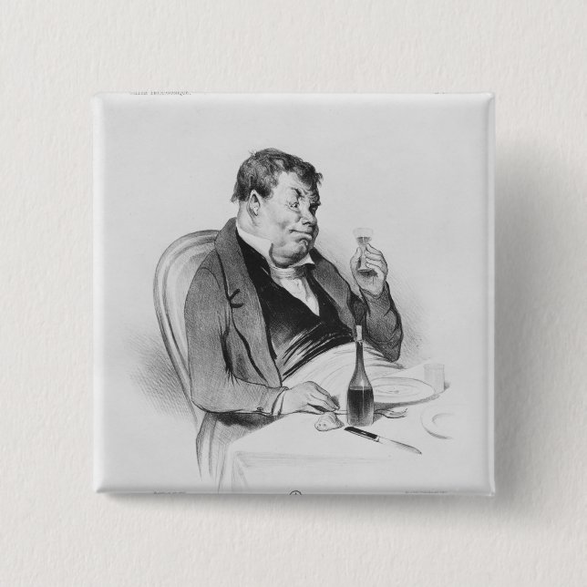 Reihe "Galerie physionomique", Bordeaux Button (Vorderseite)