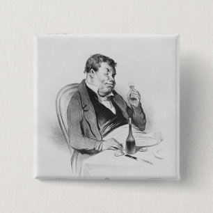 Reihe "Galerie physionomique", Bordeaux Button