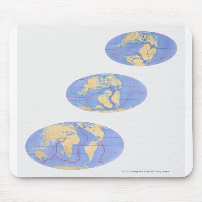 Reihe Illustrationen von Erde Mousepad (Vorne)