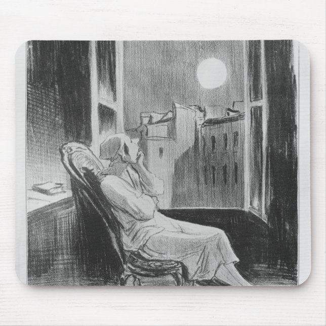 Reihe "Les Bas-Blau", O-Mond Mousepad (Vorne)