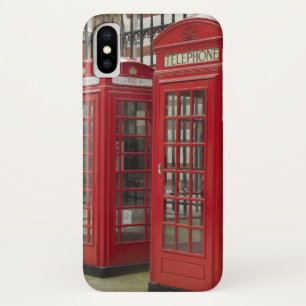Reihe von Telefonzellen hinter dem Royal Case-Mate iPhone Hülle