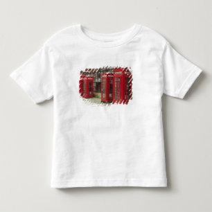 Reihe von Telefonzellen hinter dem Royal Kleinkind T-shirt