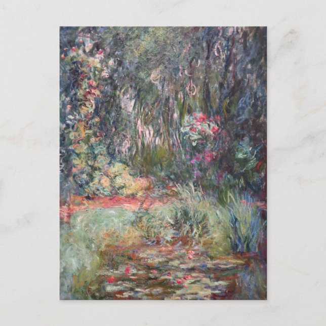 Reihe Water Lilies von Claude Monet Postcard Postkarte (Vorderseite)