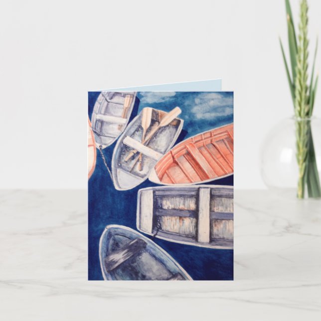 Reihen-Boote Karte (Vorderseite)