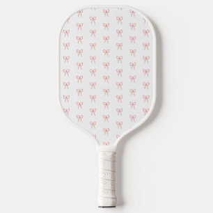 Reihen der Bögen in Rosa Pickleball Schläger