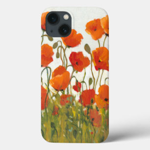 Reihen der Mohnblumen I iPhone 13 Hülle