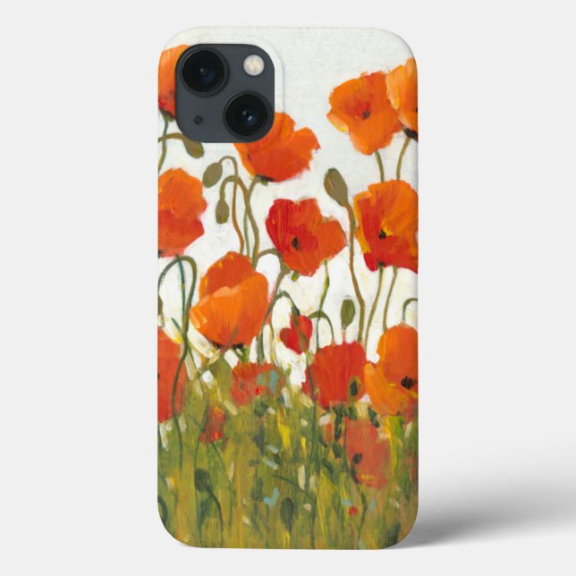 Reihen der Mohnblumen I Case-Mate iPhone Hülle (Rückseite)