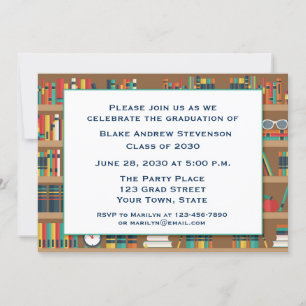 Reihen des Buch-Abschlusses Einladung