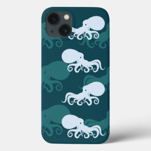Reihen des Kraken-Musters Case-Mate iPhone Hülle
