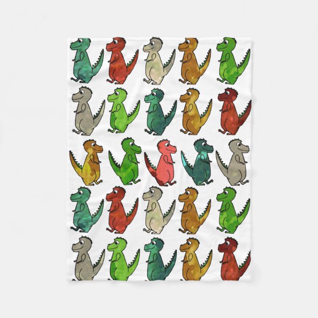 Reihen T-Rex Fleece Blanket (Vorderseite)