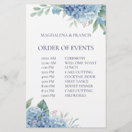 Reihenfolge der Hochzeiten