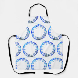 Reihenfolge der Seder Illustration Schürze