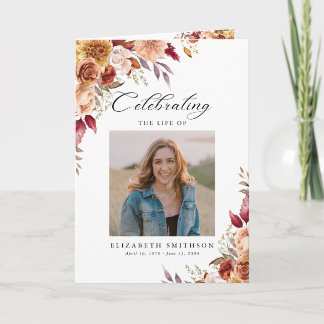 Reihenfolge des Fotos des Herbstbeerprogramms Programm (Vorderseite)