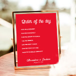 Reihenfolge des Tages Poster<br><div class="desc">Hangover Kits</div>