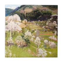 Reihengarten auf Mallorca (von Santiago Rusiñol)