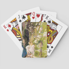 Reihengarten auf Mallorca (von Santiago Rusiñol) Spielkarten