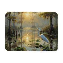 Reiher im Everglades-Nationalpark am Morgen Magnet