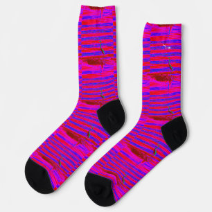 Reiher Rosa/Blau Thunder_Cove Socken