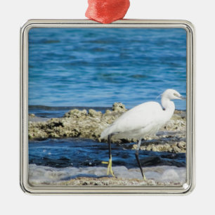 Reiher-Vogel-Flügel individuell anpassen Jahrestag Silbernes Ornament