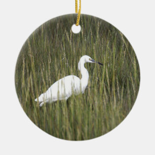 Reiher-Vogel-Ornament Keramik Ornament