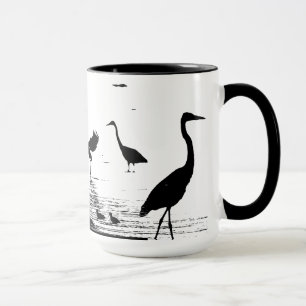 Reiher-Vogel-Tier-Tier-Sumpfgebiete Tasse