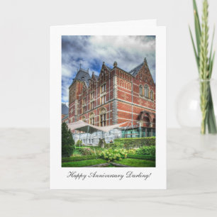 Reijks Museum, Amsterdam, Happy Anniversay Darling Karte