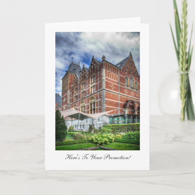 Reijks Museum, Glückwunsch zur Werbeaktion Karte (Vorderseite)