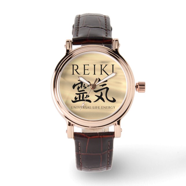 Reiki 霊 気 armbanduhr (Vorderseite)